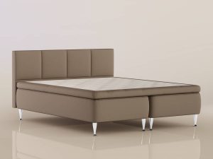 Olbia Ramsäng med Cube gavel - Shadow Cappuccino, 105x200 cm