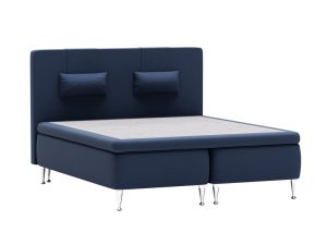 Premium Ramsäng med Daiven Gavel - Blå - Möbeltyg, 105x210 cm