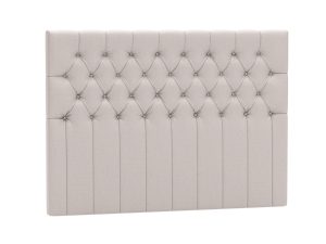 Royal Ground Sänggavel - 140cm, Beige - Möbeltyg
