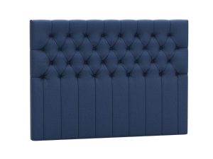 Royal Ground Sänggavel - 140cm, Blå - Möbeltyg